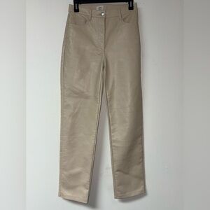 Wilfred The Melina Vegan Leather Pant in Saville Beige Womens Size 4